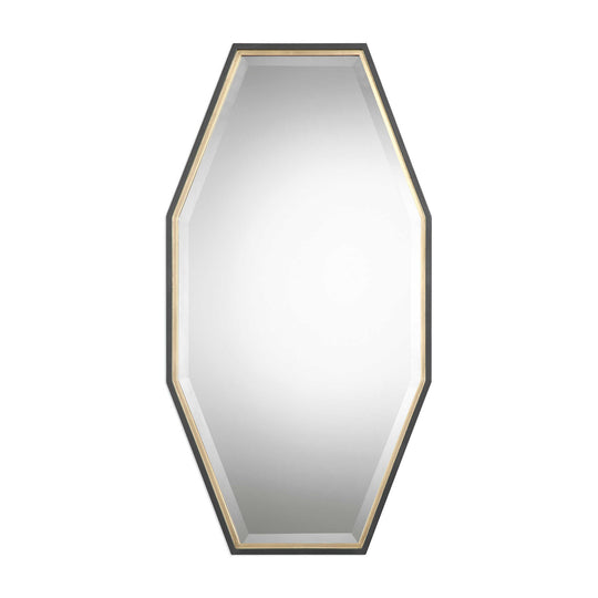 American Home Furniture Uttermost Savion Gold Octagon Mirror