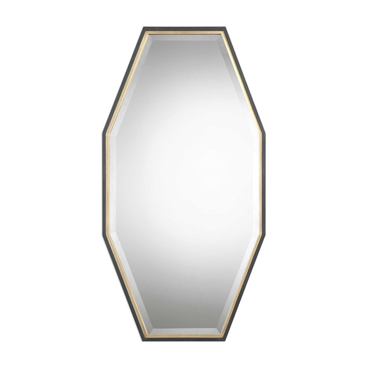 American Home Furniture Uttermost Savion Gold Octagon Mirror