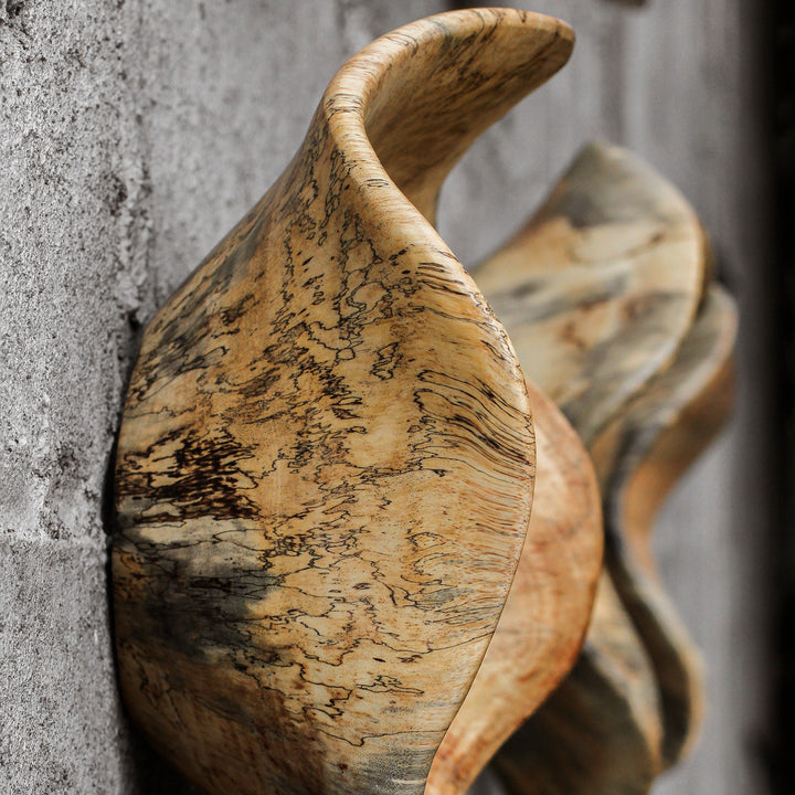 American Home Furniture Uttermost Tamarine Wood Wall Art Set of 3