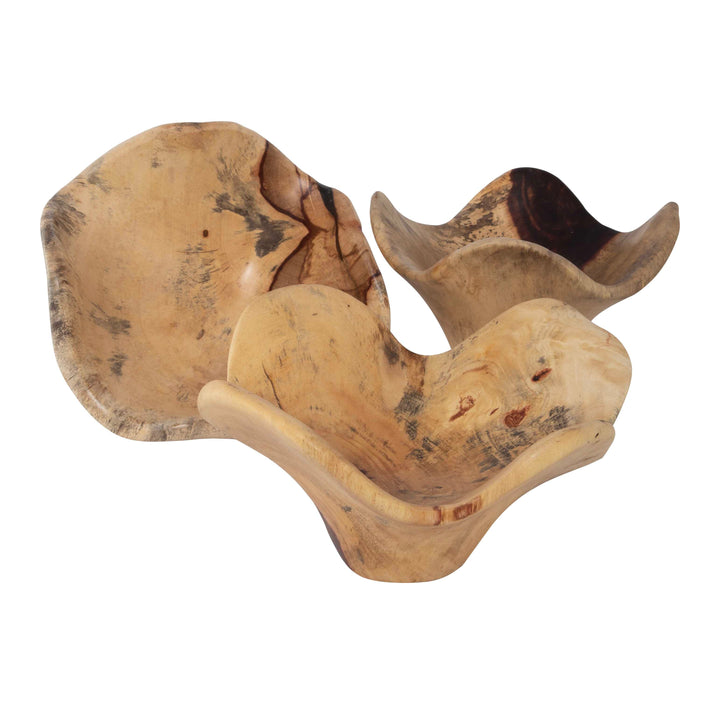 American Home Furniture Uttermost Tamarine Wood Wall Art Set of 3