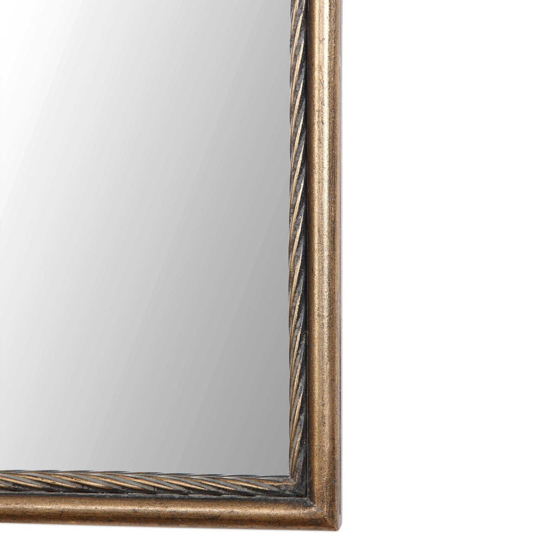 American Home Furniture Uttermost Adelasia Antiqued Gold Mirror
