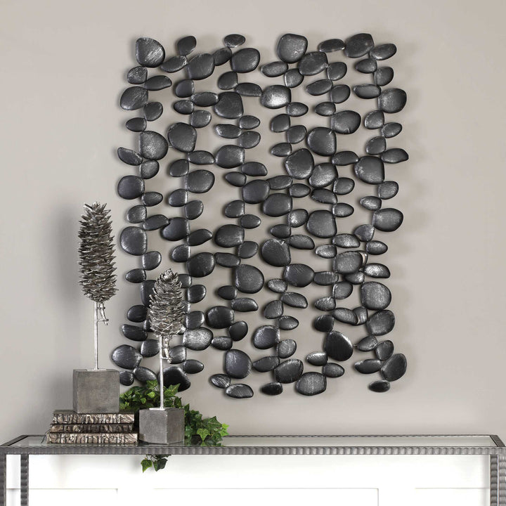American Home Furniture Uttermost Skipping Stones Forged Iron Wall Art