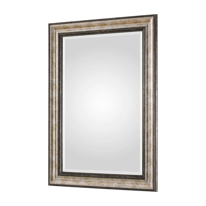 American Home Furniture Uttermost Shefford Antiqued Silver Mirror
