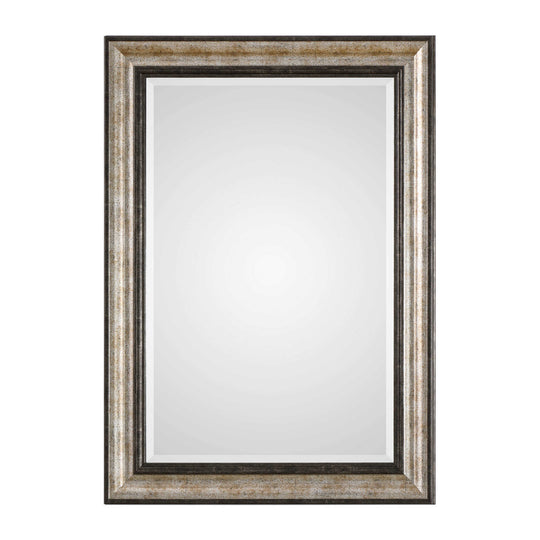 American Home Furniture Uttermost Shefford Antiqued Silver Mirror