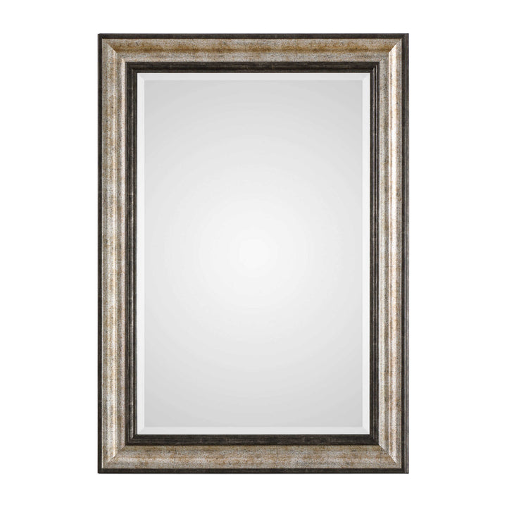 American Home Furniture Uttermost Shefford Antiqued Silver Mirror