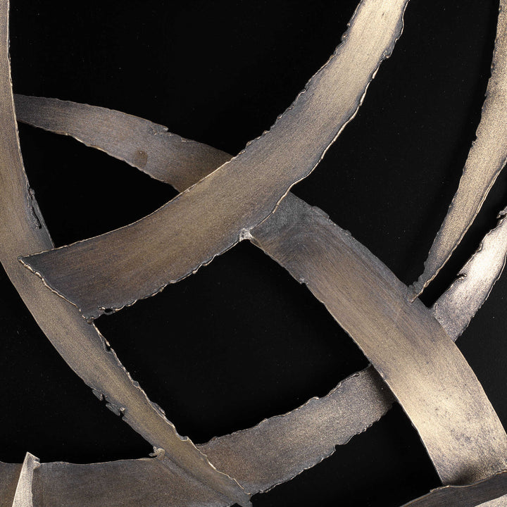 American Home Furniture Uttermost Brushstrokes Metal Wall Panels Set of 2