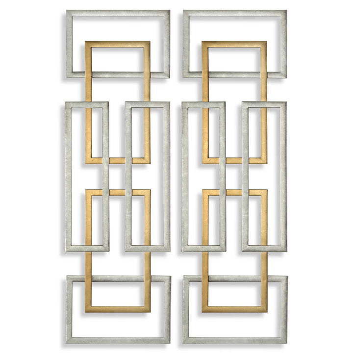 American Home Furniture Uttermost Aerin Geometric Wall Art Set of 2