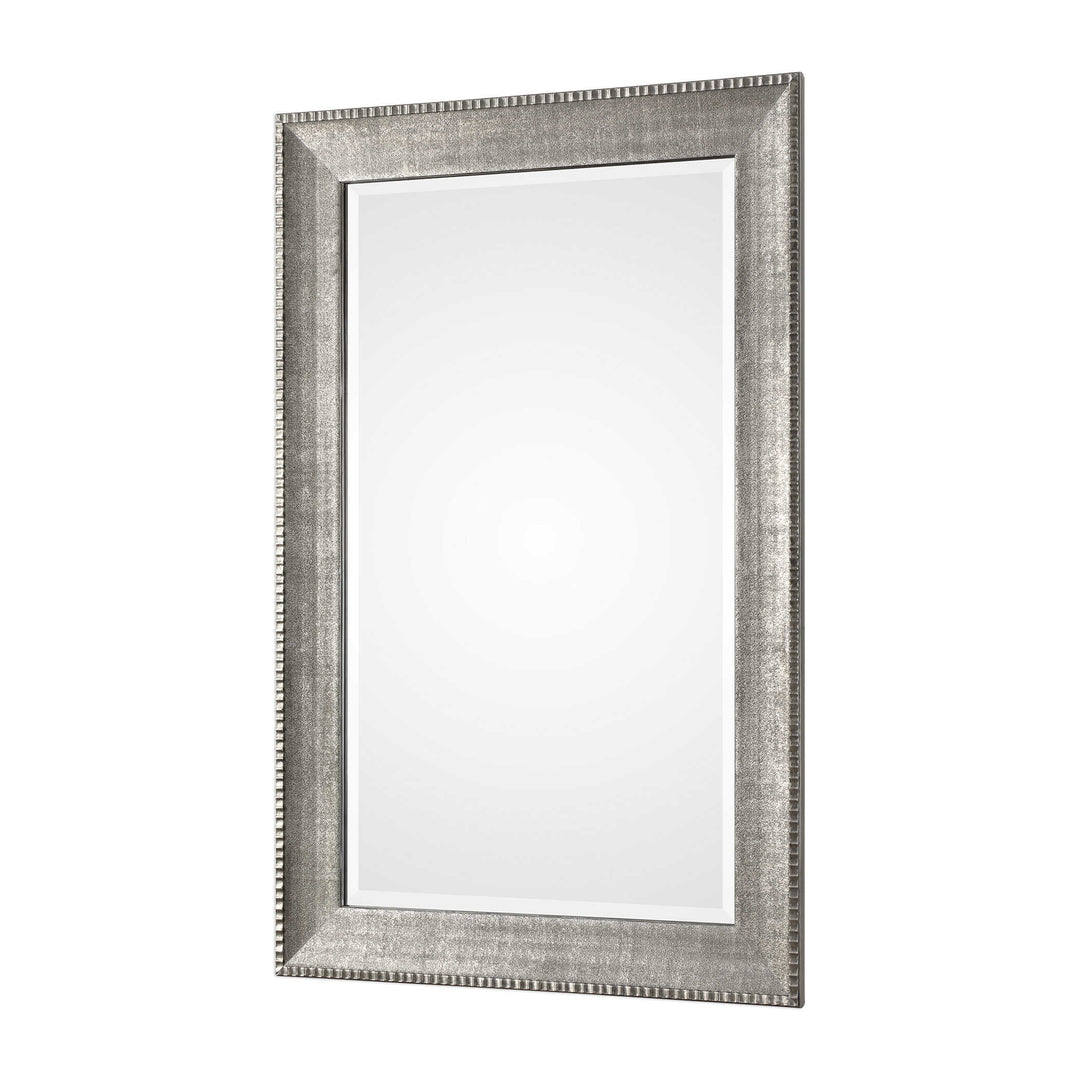 American Home Furniture Uttermost Leiston Metallic Silver Mirror