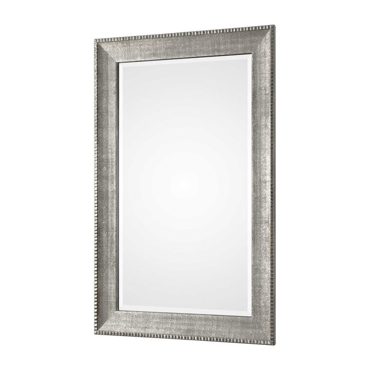 American Home Furniture Uttermost Leiston Metallic Silver Mirror