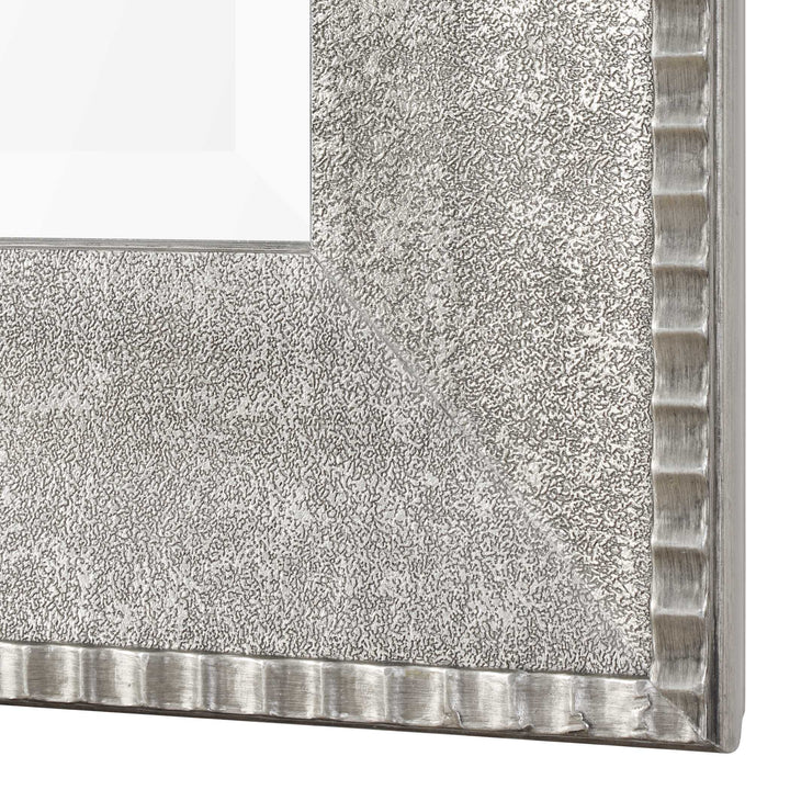 American Home Furniture Uttermost Leiston Metallic Silver Mirror