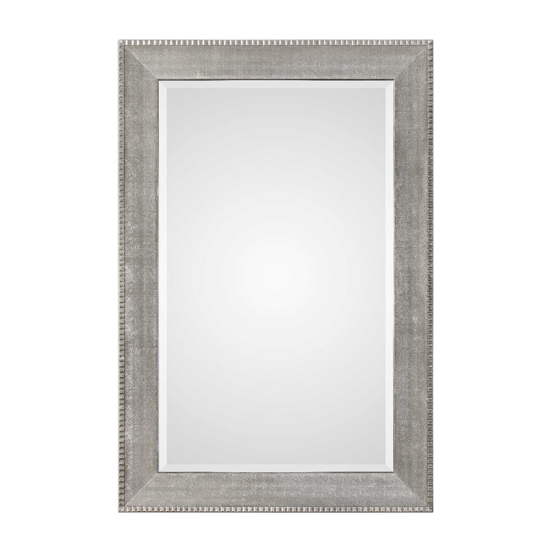 American Home Furniture Uttermost Leiston Metallic Silver Mirror