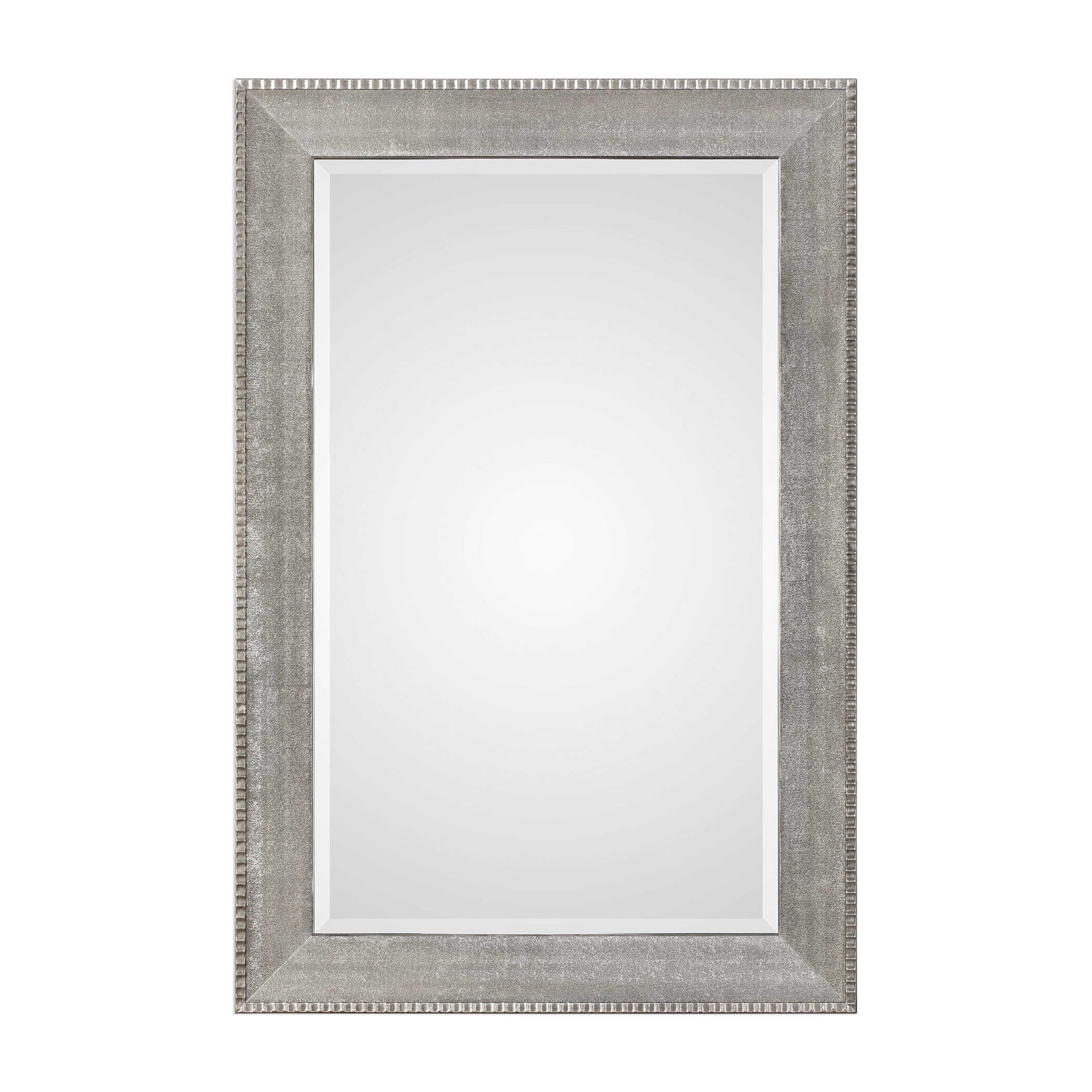 American Home Furniture Uttermost Leiston Metallic Silver Mirror