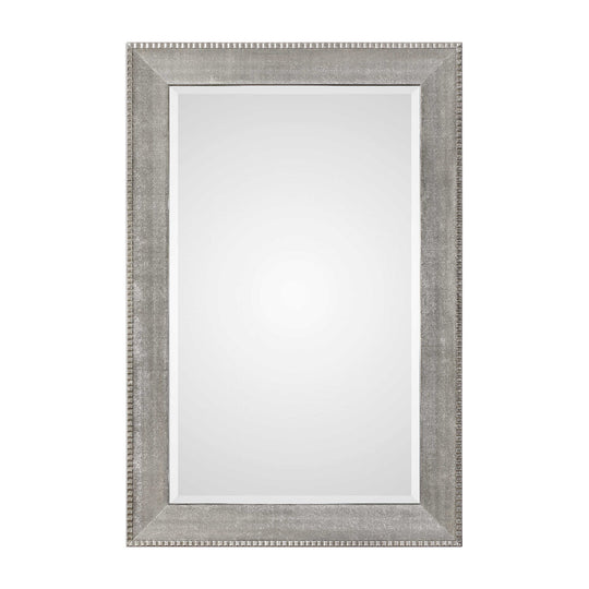 American Home Furniture Uttermost Leiston Metallic Silver Mirror