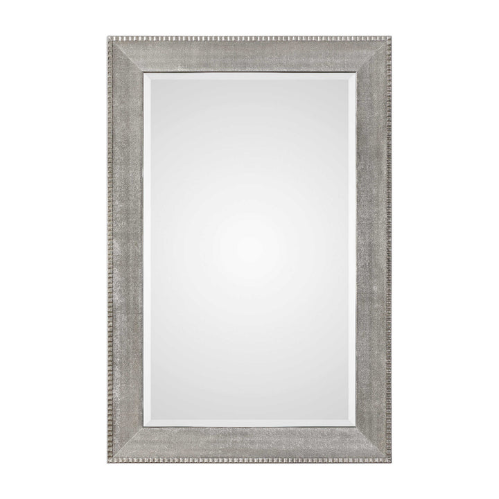 American Home Furniture Uttermost Leiston Metallic Silver Mirror