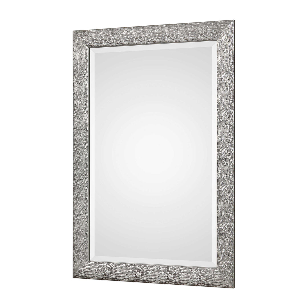 American Home Furniture Uttermost Mossley Metallic Silver Mirror