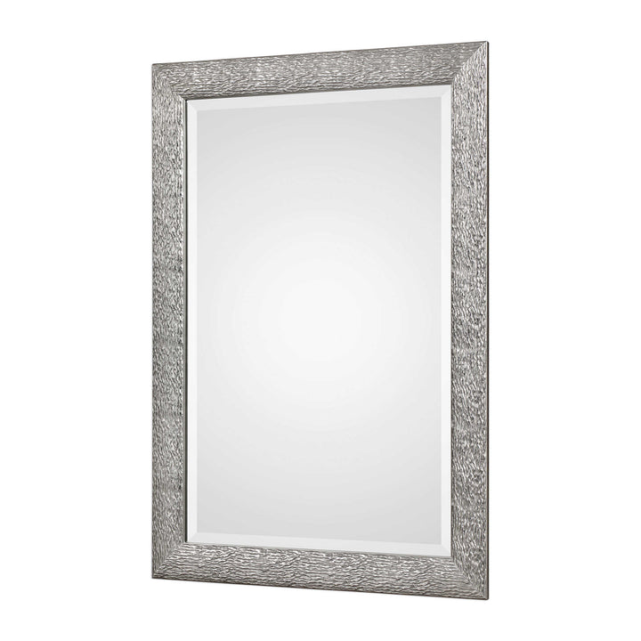 American Home Furniture Uttermost Mossley Metallic Silver Mirror