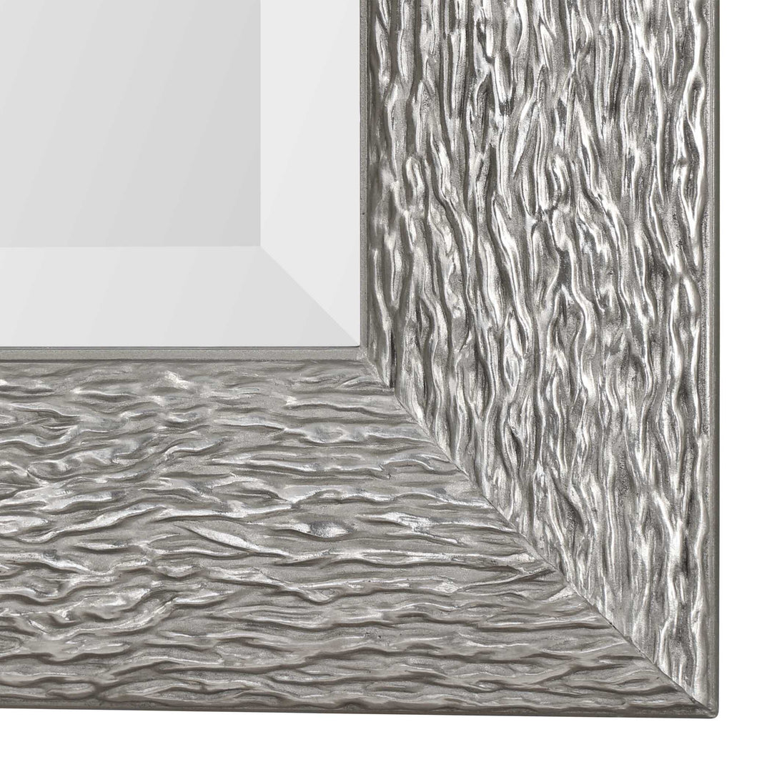 American Home Furniture Uttermost Mossley Metallic Silver Mirror