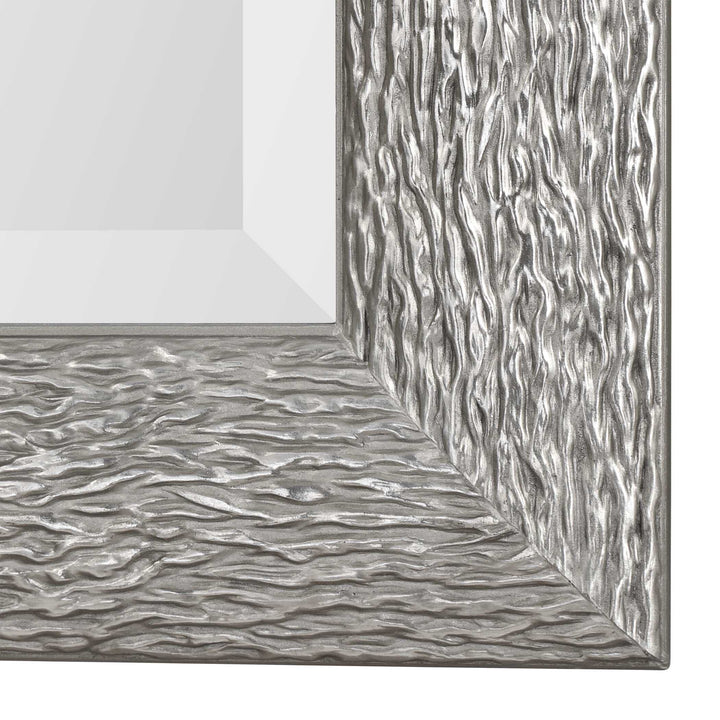 American Home Furniture Uttermost Mossley Metallic Silver Mirror