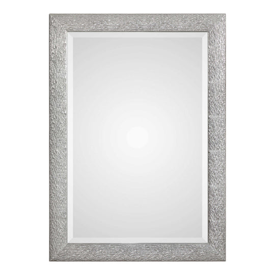 American Home Furniture Uttermost Mossley Metallic Silver Mirror