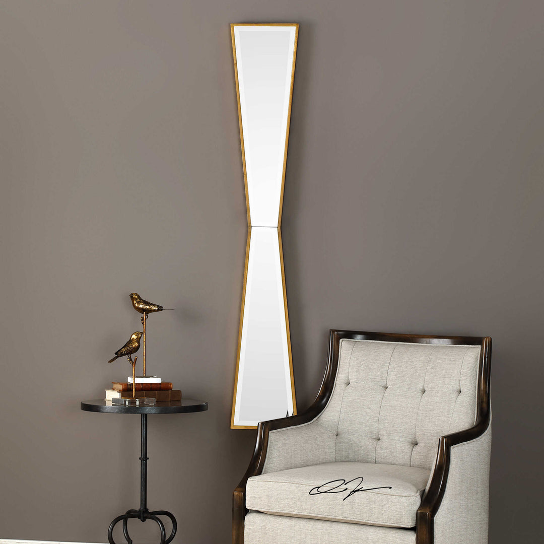 American Home Furniture Uttermost Corbata Gold Mirror