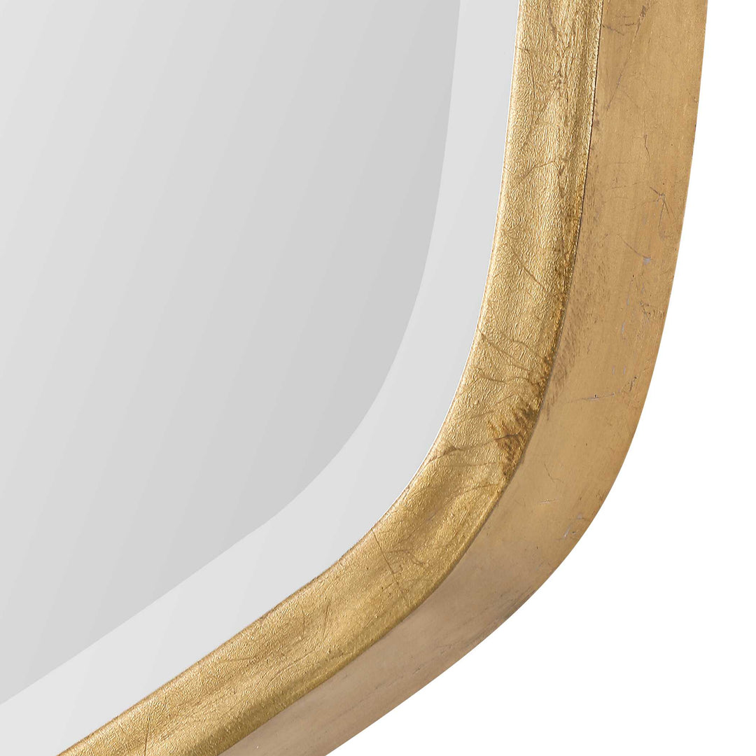 American Home Furniture Uttermost Duronia Antiqued Gold Mirror