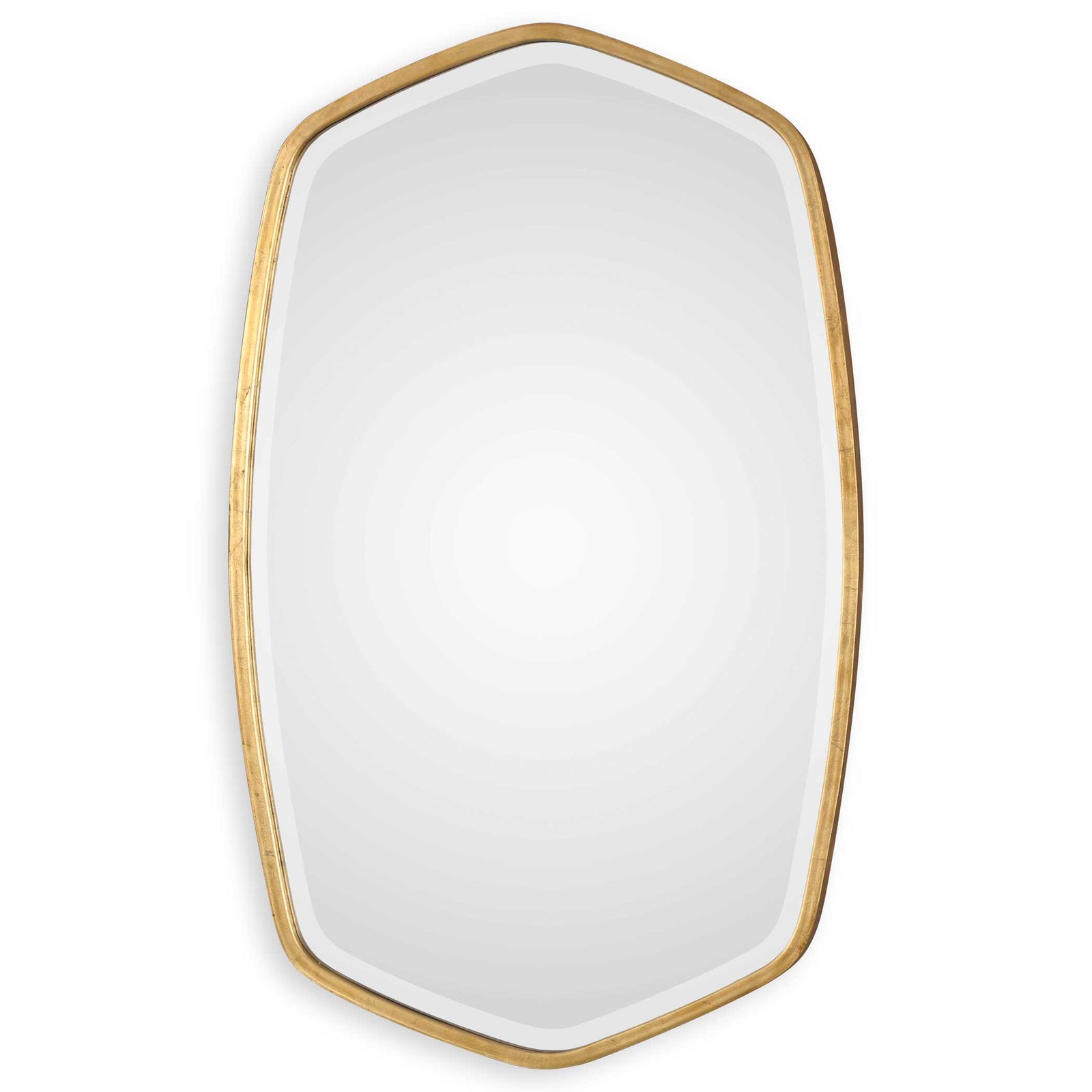 American Home Furniture Uttermost Duronia Antiqued Gold Mirror