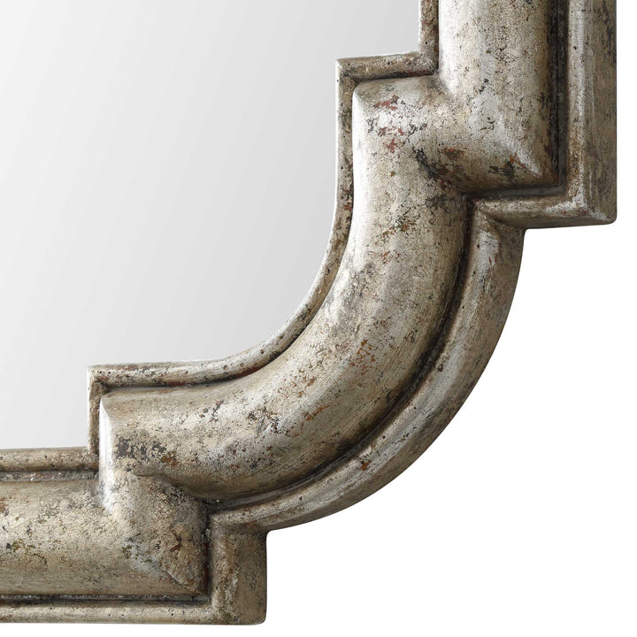 American Home Furniture Uttermost Calanna Antique Silver Mirror