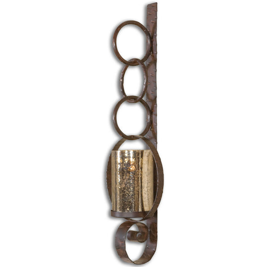 American Home Furniture Uttermost Falconara Metal Wall Sconce