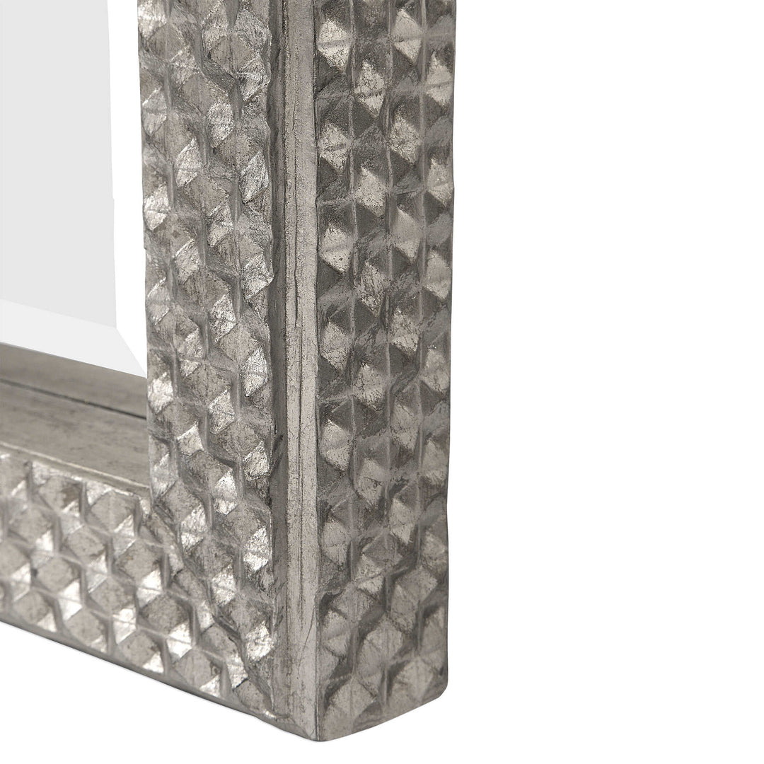 American Home Furniture Uttermost Cacelia Metallic Silver Mirror