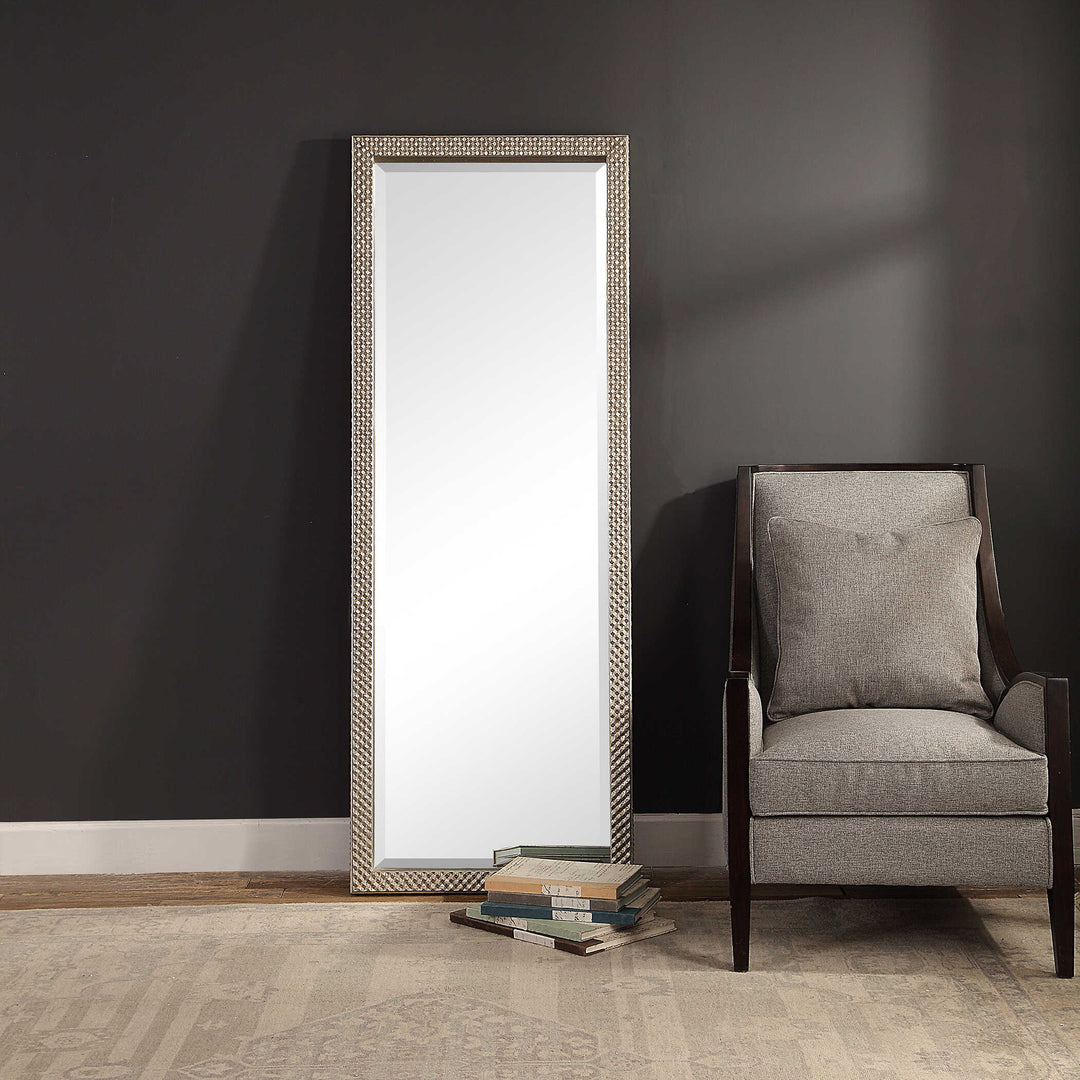 American Home Furniture Uttermost Cacelia Metallic Silver Mirror