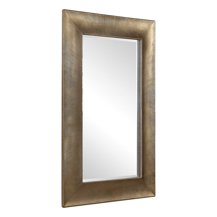 American Home Furniture Uttermost Valenton Large Champagne Mirror
