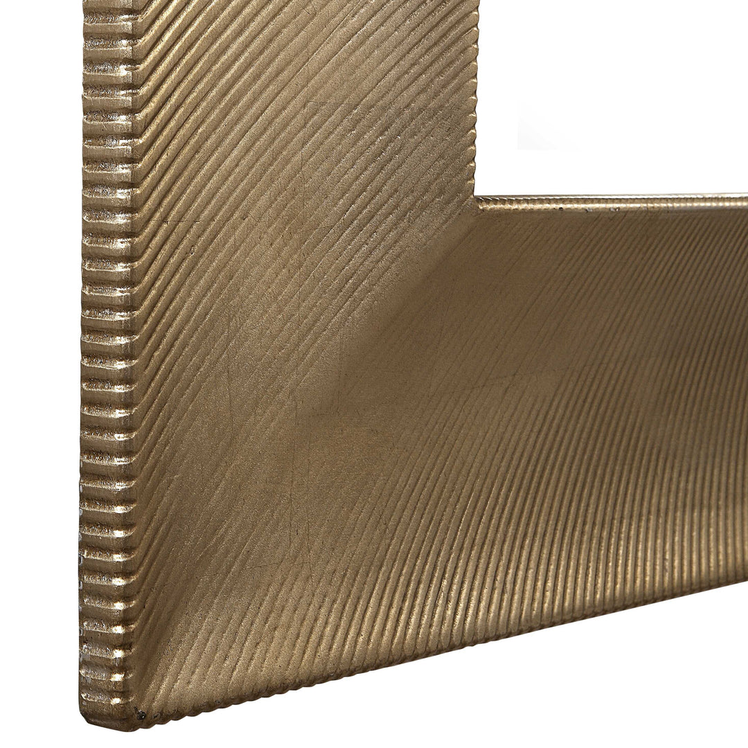 American Home Furniture Uttermost Valenton Large Champagne Mirror