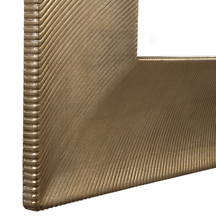 American Home Furniture Uttermost Valenton Large Champagne Mirror