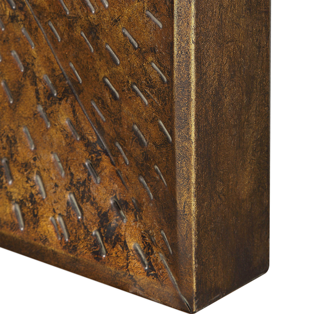 American Home Furniture Uttermost Blaise Antiqued Bronze Wall Art