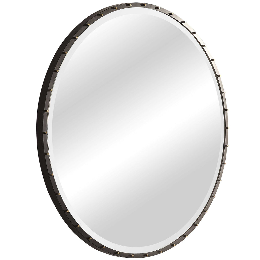 American Home Furniture Uttermost Benedo Round Mirror