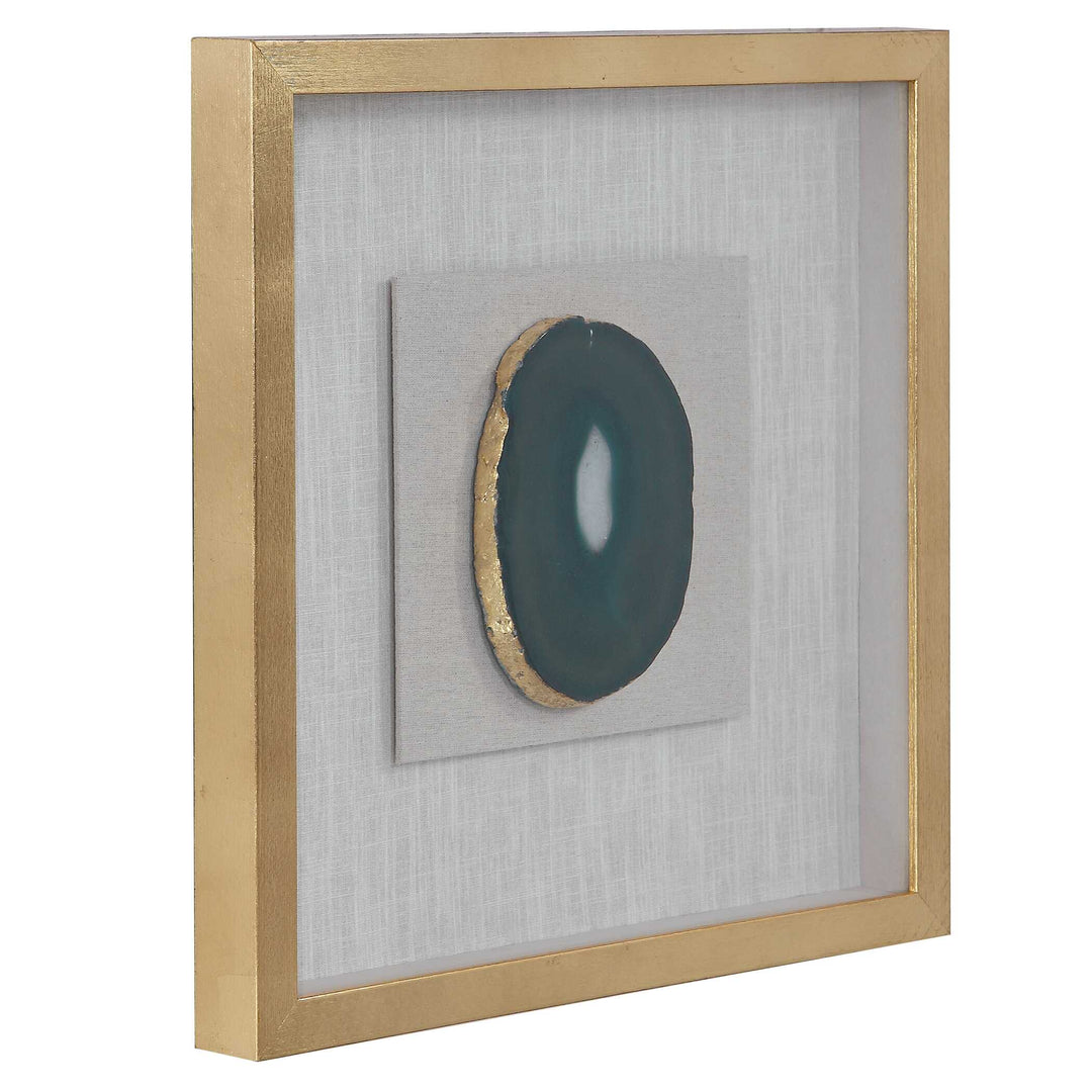 American Home Furniture Uttermost Keeva Agate Stone Shadow Box