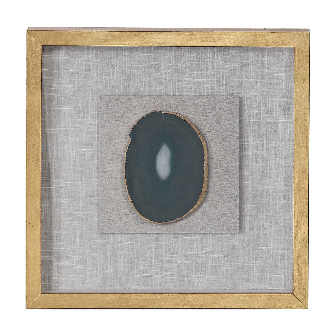 American Home Furniture Uttermost Keeva Agate Stone Shadow Box