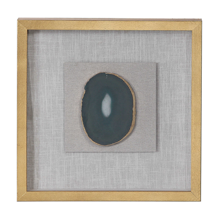 American Home Furniture Uttermost Keeva Agate Stone Shadow Box