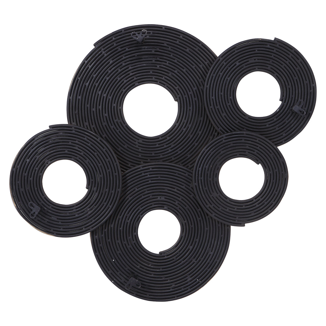 American Home Furniture Uttermost Ahmet Gold Rings Wall Decor
