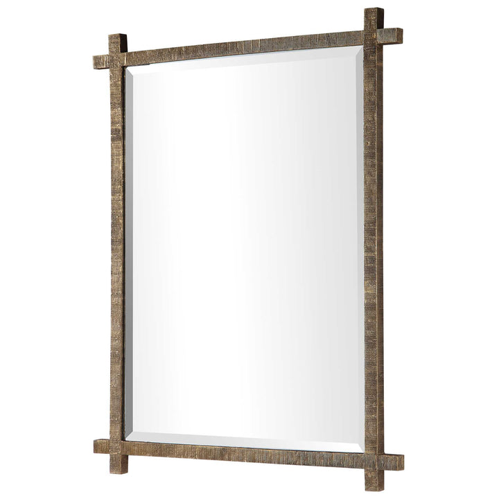 American Home Furniture Uttermost Abanu Gold Vanity Mirror