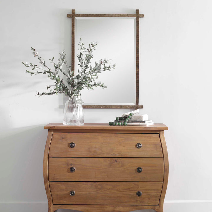 American Home Furniture Uttermost Abanu Gold Vanity Mirror