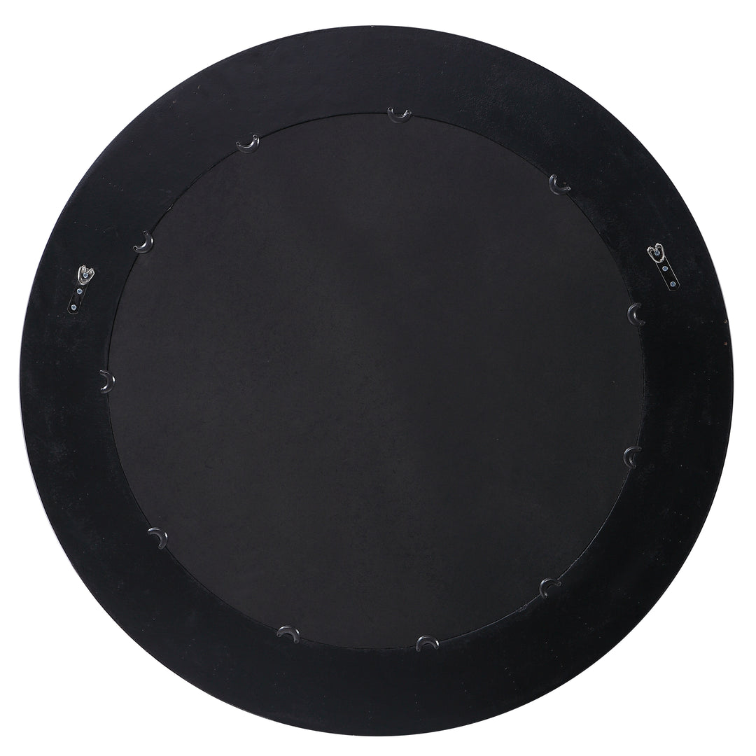 American Home Furniture Uttermost Frazier Round Industrial Mirror