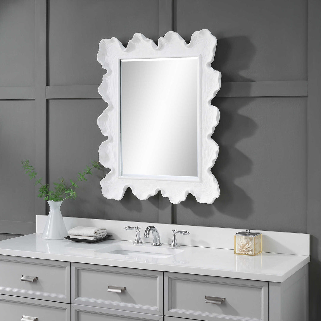 American Home Furniture Uttermost Sea Coral Coastal Mirror