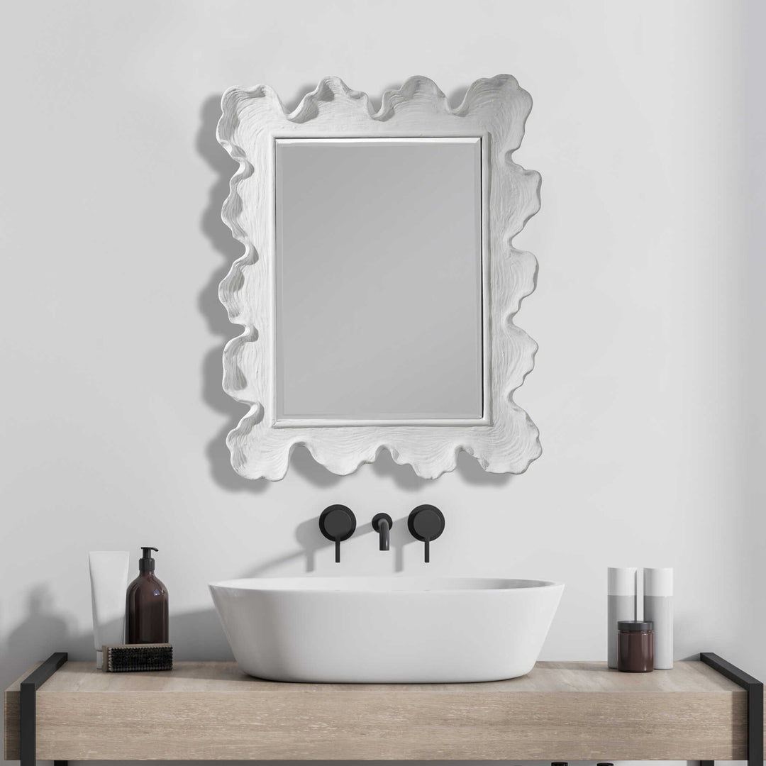 American Home Furniture Uttermost Sea Coral Coastal Mirror