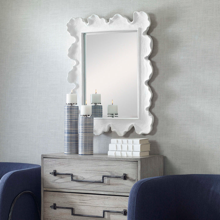 American Home Furniture Uttermost Sea Coral Coastal Mirror