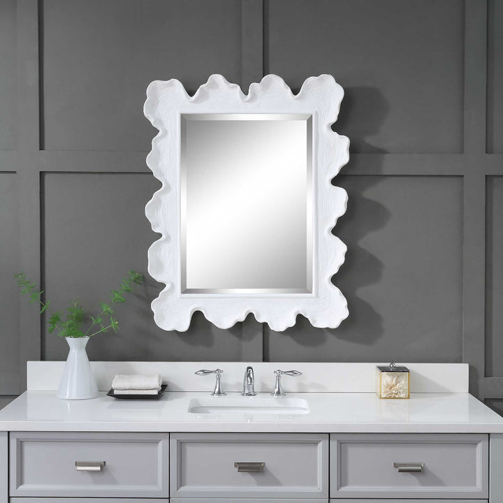 American Home Furniture Uttermost Sea Coral Coastal Mirror