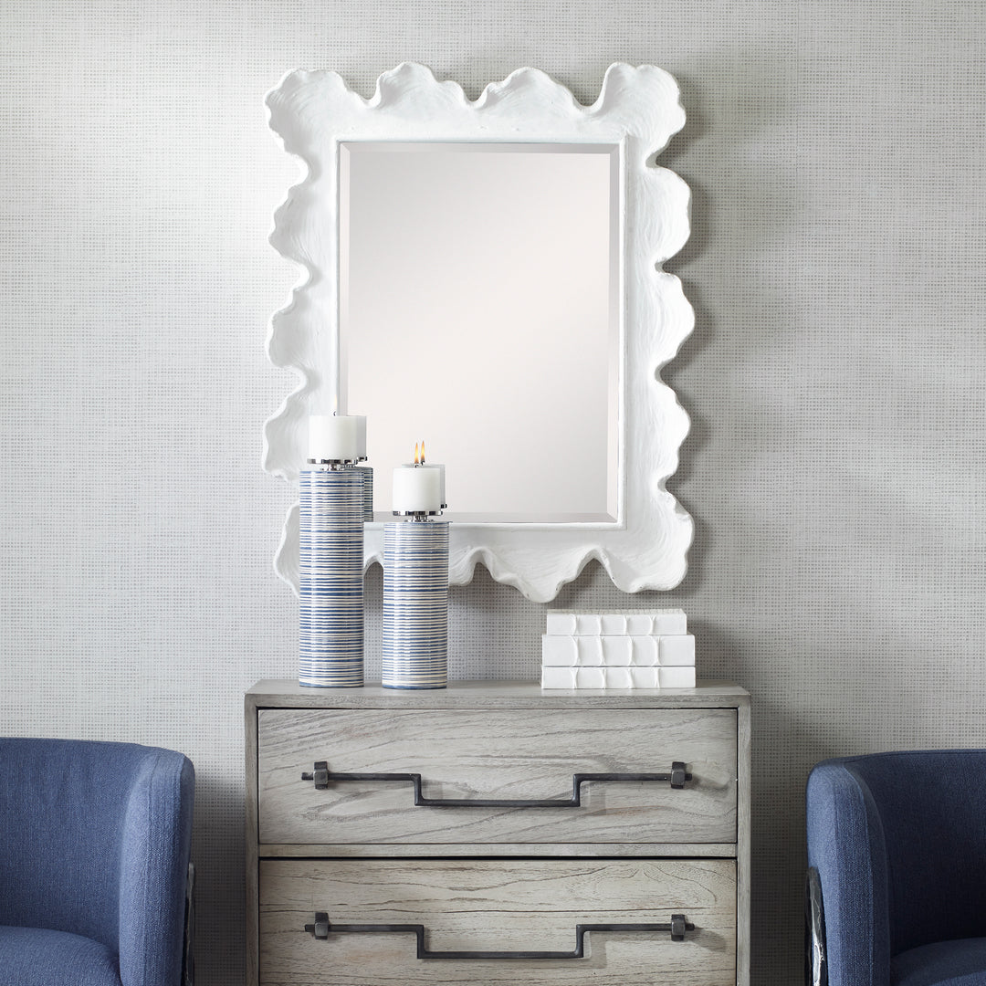 American Home Furniture Uttermost Sea Coral Coastal Mirror