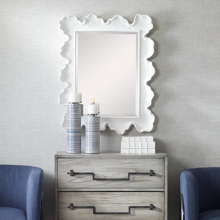 American Home Furniture Uttermost Sea Coral Coastal Mirror