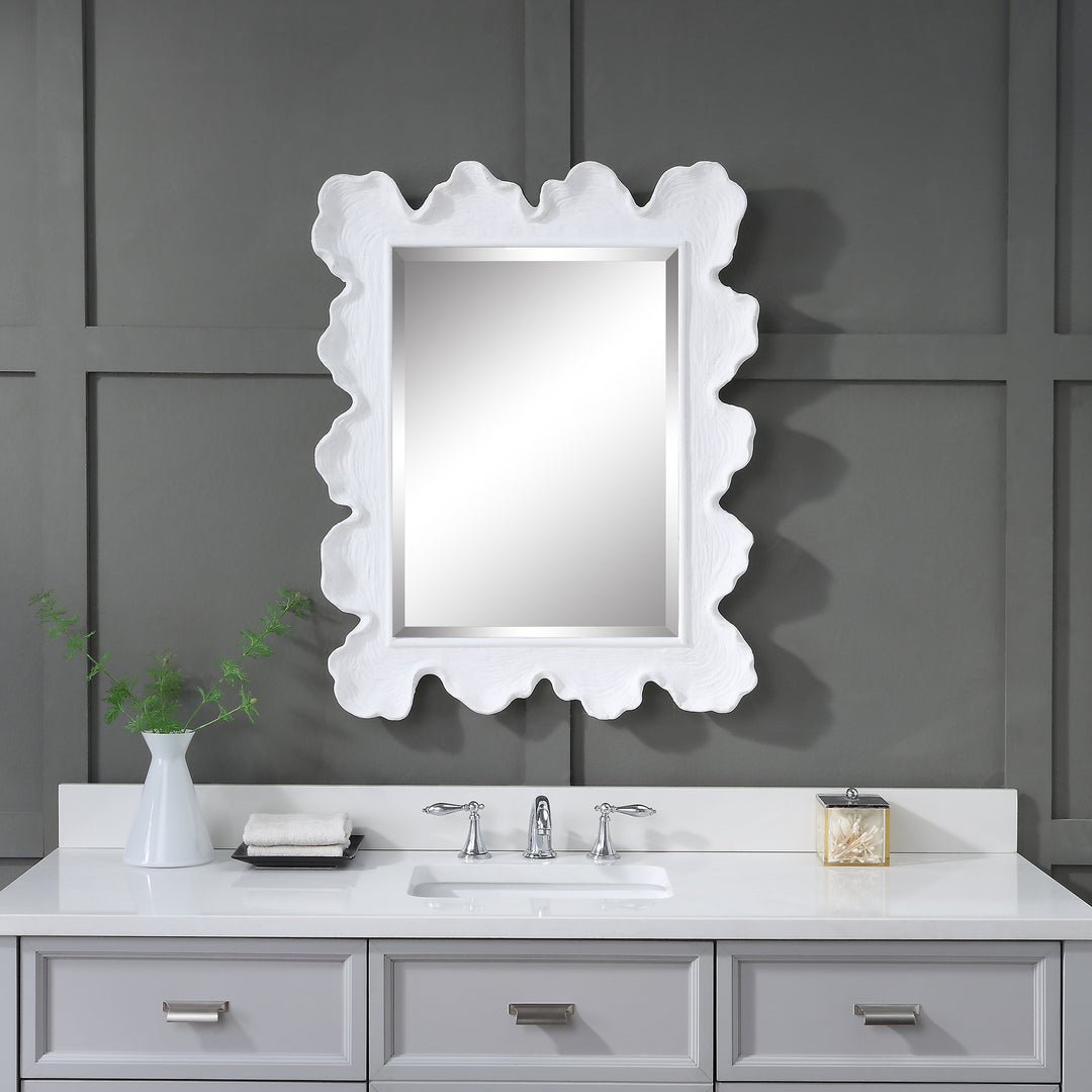 American Home Furniture Uttermost Sea Coral Coastal Mirror