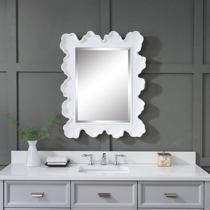 American Home Furniture Uttermost Sea Coral Coastal Mirror
